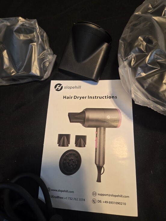 Other - Slopehill Professional Ionic Hair Dryer Kit - Brand New (Tested & Working)